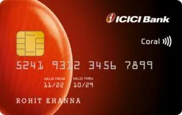 ICICI Bank Coral Credit Card